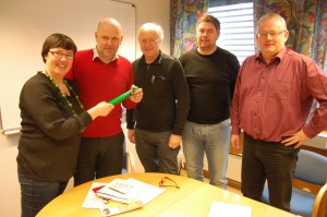 Hege Lothe, Jarle Skartun, Erling Bjørnetun, Kjell Ertresvåg og Olav Grov